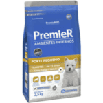 Ração Premier Pet Ambientes Internos Cães Filhotes Frango e Salmão - 2,5 Kg