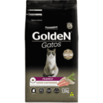 Ração Seca Pet Golden Gatos Adultos Castrados Frango - 1 Kg